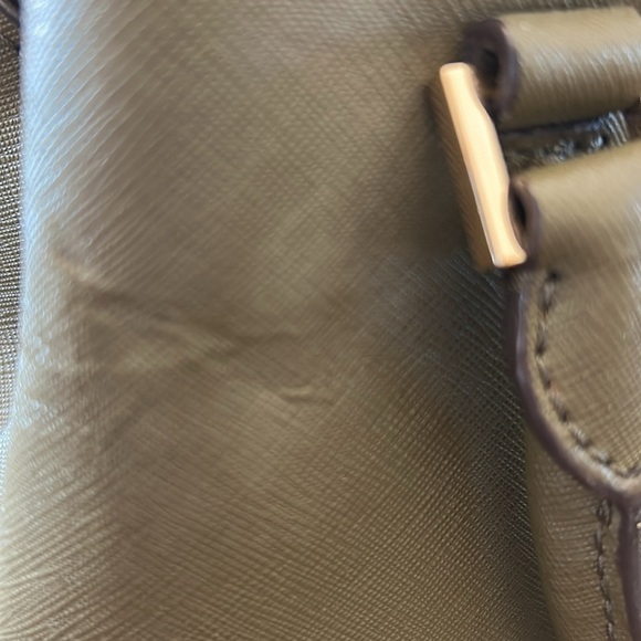 Michael Kors Olive Green Satchel with Gold Hardware - Picture 7 of 14